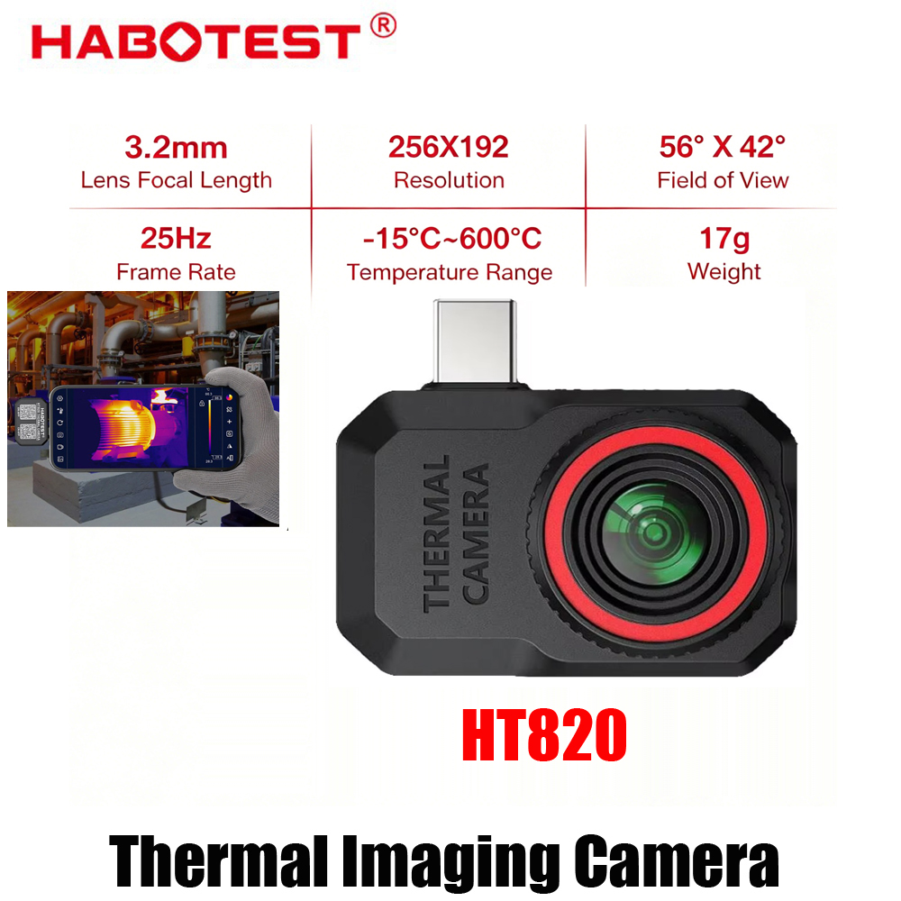 2026 New HABOTEST HT820 Phone  - огляд і ціна Thermal Imaging Camera Pcb Repair