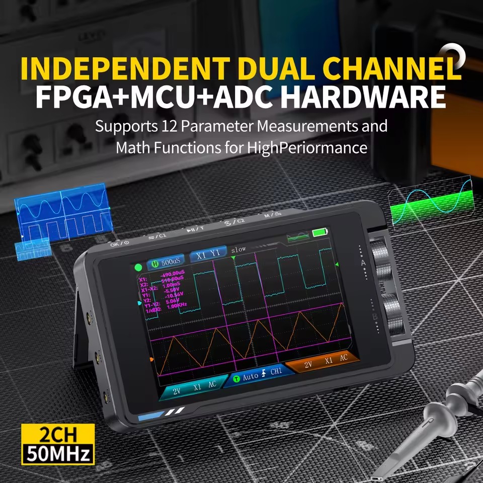 FNIRSI DS215H Handheld Small H - огляд і ціна Fnirsi Digital Oscilloscope Handheld