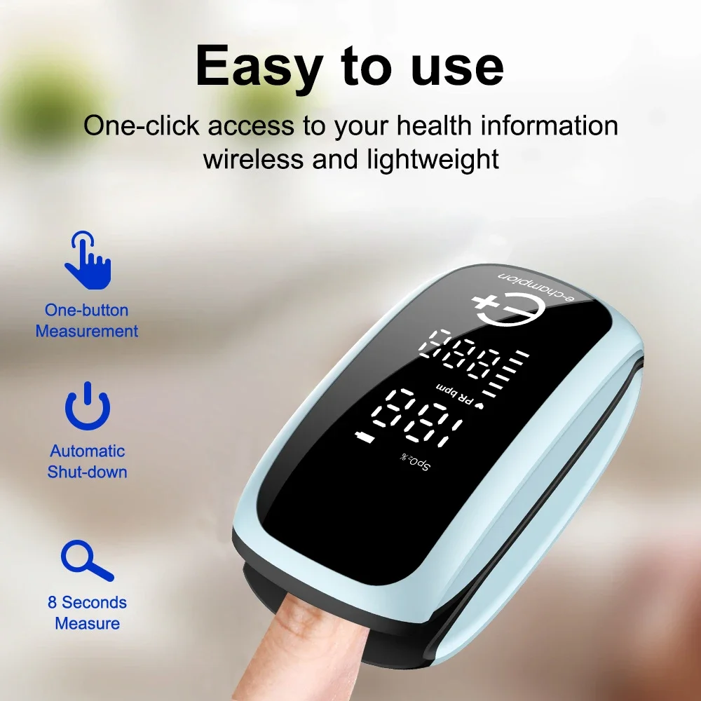 Blood Oxygen Saturation Monito - огляд і ціна Pulse Oximeter Fingertip Rechargeable