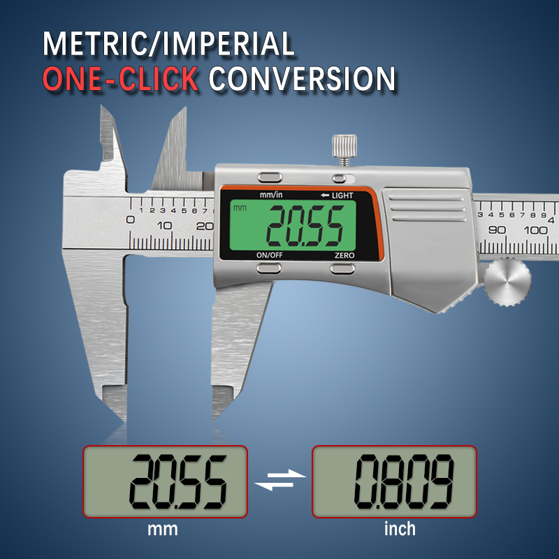 150mm Backlit Digital Caliper  - огляд і ціна Digital Caliper 150Mm Stainless Steel