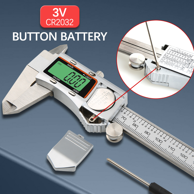 150mm Backlit Digital Caliper  - огляд і ціна Digital Caliper 150Mm Stainless Steel