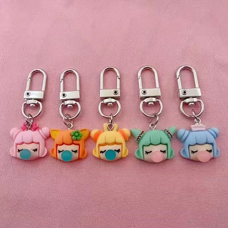 5pcs resin girl keychain, suit - огляд і ціна Packaging