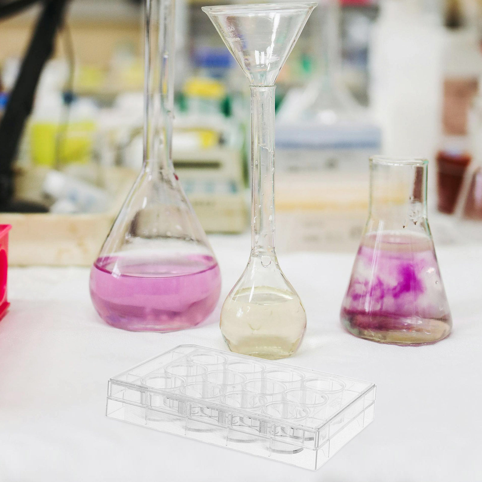 12 Well Transparent Cell Cultu - огляд і ціна Lab Equipment