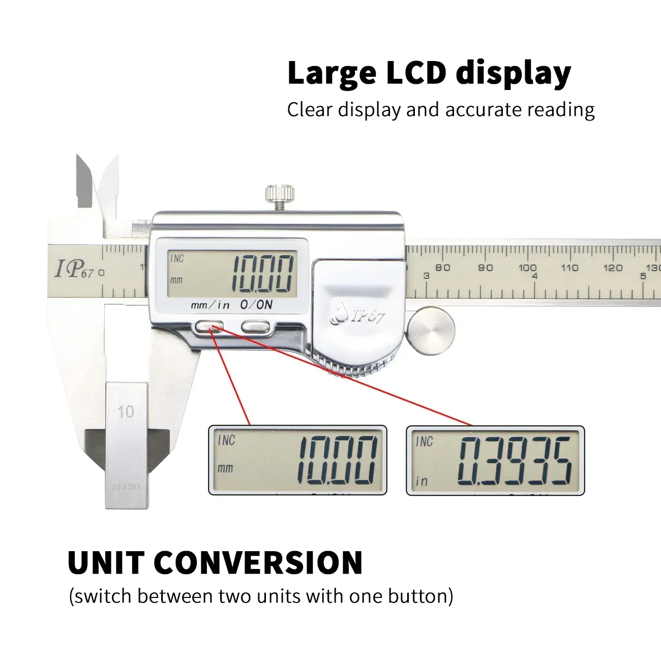 150 mm IP67 Waterproof Digital - огляд і ціна Digital Caliper 150Mm Stainless Steel